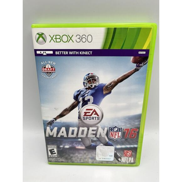 Madden NFL 16 (Xbox 360, 2015) Tested Working - Free Ship - Picture 1 of 5
